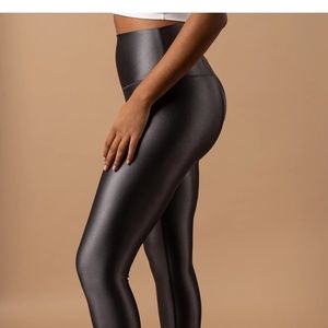 DYI High Shine Asphalt Tight NWT Sz M